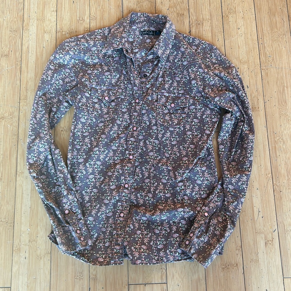 Floral Cruel Girl Western Shirt